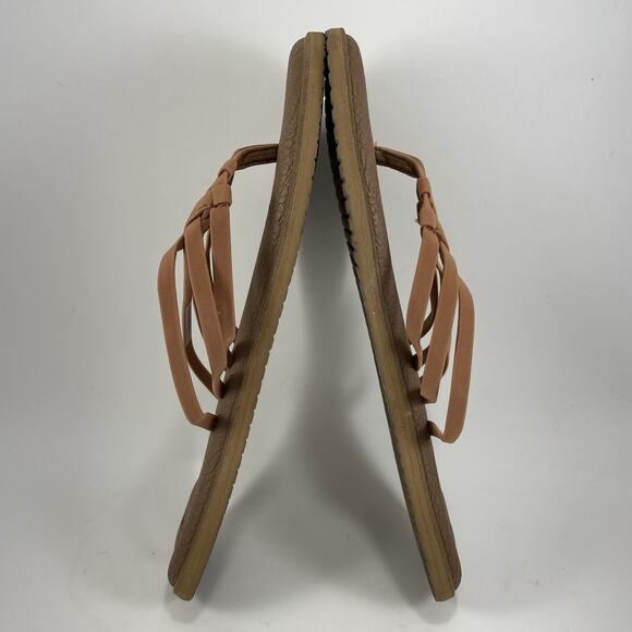 Sanuk Yoga Sandy II Slide Sandals Womens Size 11 Tan Brown Lightweight Comfort - Picture 7 of 9